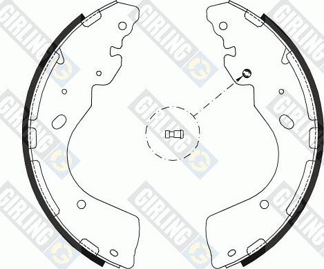 Girling 5187979 - Комплект тормозных колодок, барабанные avtokuzovplus.com.ua