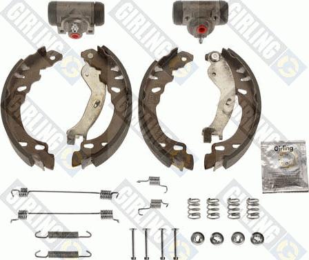 Girling 5217689 - Комплект тормозных колодок, барабанные autodnr.net