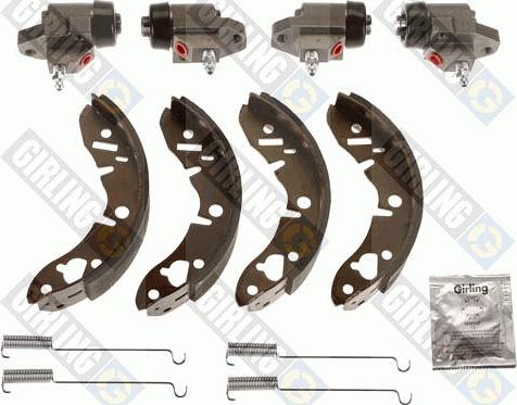 Girling 5218516 - Комплект гальм, барабанний механізм autocars.com.ua