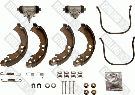 Girling 5219339 - Комплект гальм, барабанний механізм autocars.com.ua