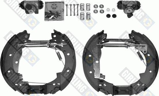 Girling 5310461 - Комплект тормозных колодок, барабанные autodnr.net