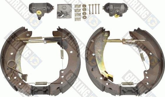 Girling 5312191 - Комплект тормозных колодок, барабанные autodnr.net