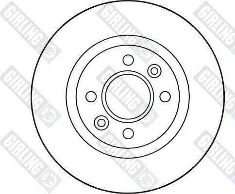 Girling 6010171 - Тормозной диск avtokuzovplus.com.ua