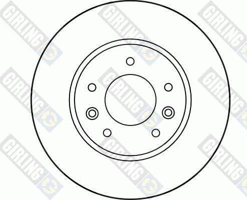 Girling 6010274 - Гальмівний диск autocars.com.ua