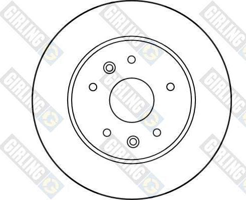 Girling 6010294 - Тормозной диск avtokuzovplus.com.ua