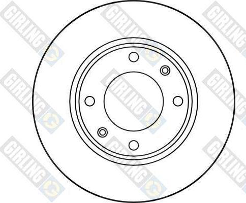 Girling 6012173 - Гальмівний диск autocars.com.ua