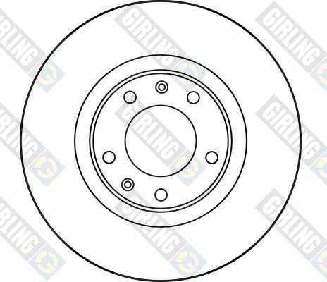 Girling 6012221 - Гальмівний диск autocars.com.ua