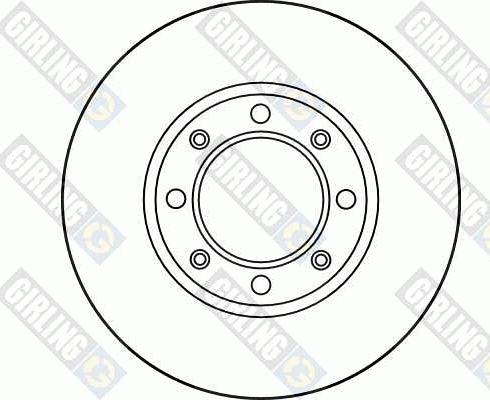 Girling 6013003 - Гальмівний диск autocars.com.ua