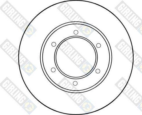 Girling 6014181 - Гальмівний диск autocars.com.ua