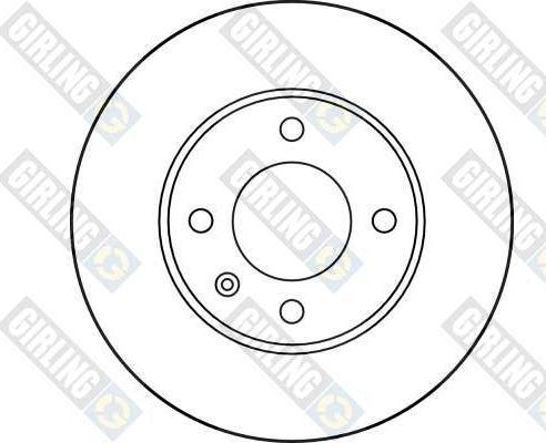 Girling 6015171 - Гальмівний диск autocars.com.ua