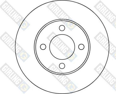 Girling 6015213 - Гальмівний диск autocars.com.ua