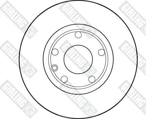 Girling 6015961 - Тормозной диск avtokuzovplus.com.ua