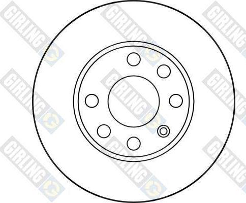 Girling 6016083 - Гальмівний диск autocars.com.ua