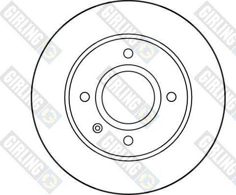 Girling 6016583 - Гальмівний диск autocars.com.ua