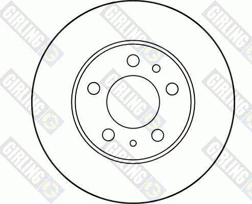 Girling 6016863 - Гальмівний диск autocars.com.ua