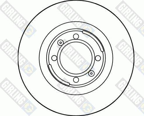 Girling 6017053 - Гальмівний диск autocars.com.ua