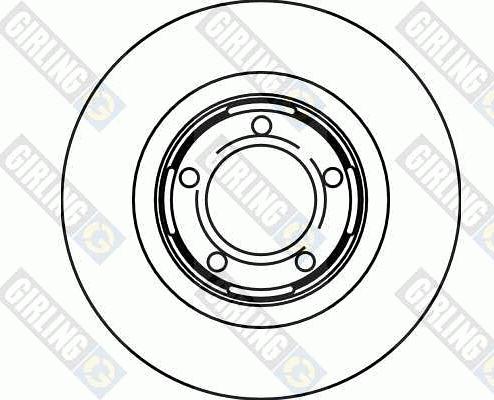 Girling 6017333 - Тормозной диск avtokuzovplus.com.ua