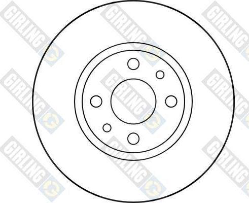 Girling 6017904 - Гальмівний диск autocars.com.ua