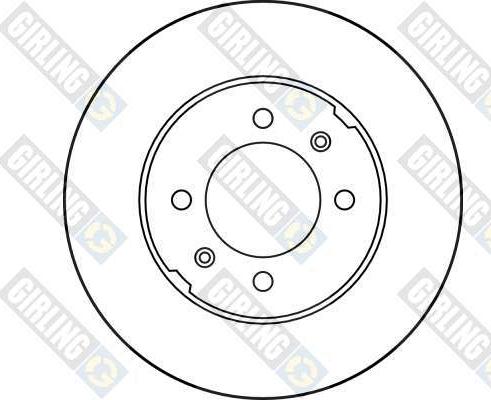 Girling 6018291 - Гальмівний диск autocars.com.ua