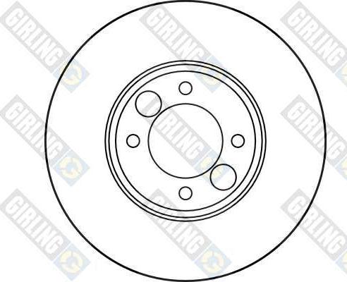 Girling 6018744 - Гальмівний диск autocars.com.ua