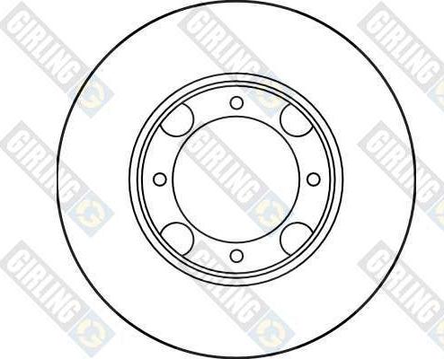 Girling 6019581 - Гальмівний диск autocars.com.ua