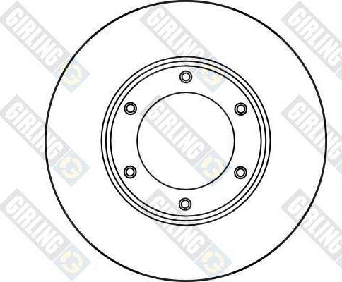 Girling 6019671 - Гальмівний диск autocars.com.ua