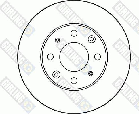 Girling 6019753 - Гальмівний диск autocars.com.ua