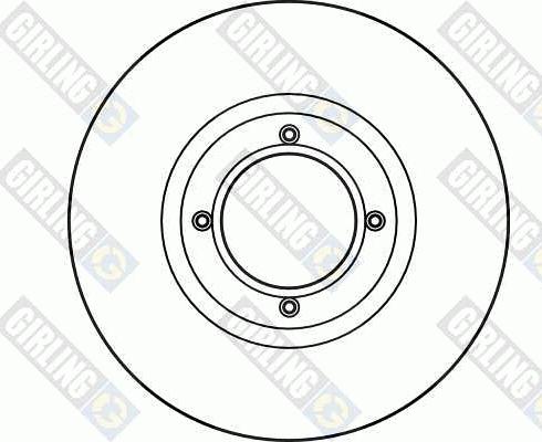 Girling 6019953 - Гальмівний диск autocars.com.ua