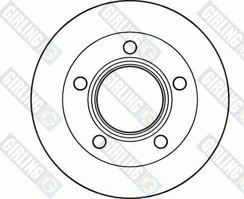 Girling 6020085 - Тормозной диск avtokuzovplus.com.ua