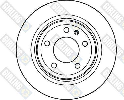 Girling 6025574 - Тормозной диск avtokuzovplus.com.ua