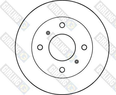 Girling 6025901 - Гальмівний диск autocars.com.ua