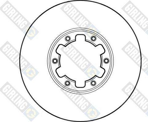 Girling 6026251 - Тормозной диск avtokuzovplus.com.ua