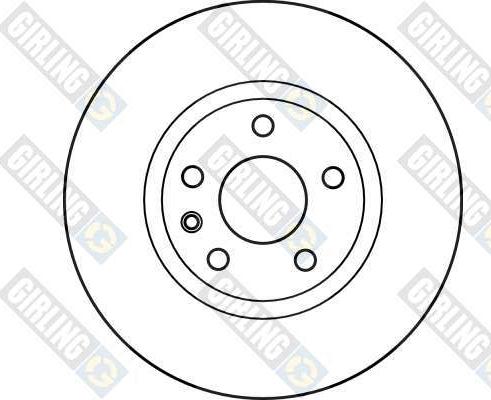 Girling 6026451 - Гальмівний диск autocars.com.ua