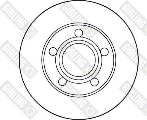 Girling 6026514 - Гальмівний диск autocars.com.ua