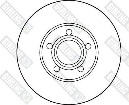 Girling 6026521 - Тормозной диск avtokuzovplus.com.ua