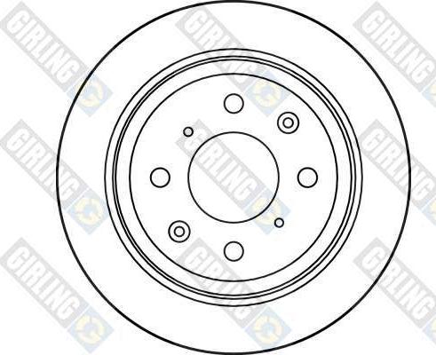 Girling 6026574 - Гальмівний диск autocars.com.ua