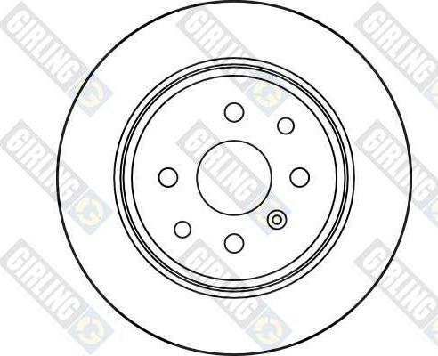 Girling 6026634 - Гальмівний диск autocars.com.ua