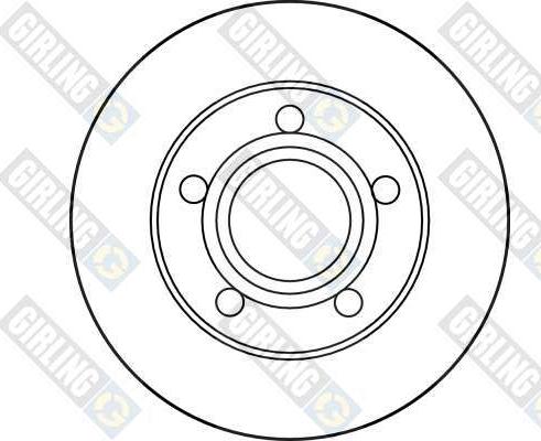Girling 6026664 - Тормозной диск avtokuzovplus.com.ua