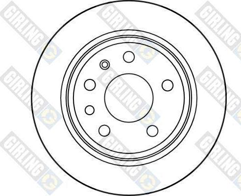 Girling 6026884 - Тормозной диск autodnr.net
