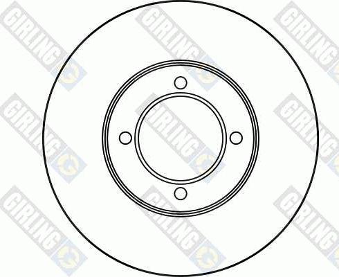 Girling 6026911 - Гальмівний диск autocars.com.ua