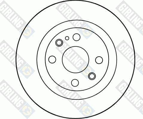 Girling 6027034 - Тормозной диск avtokuzovplus.com.ua