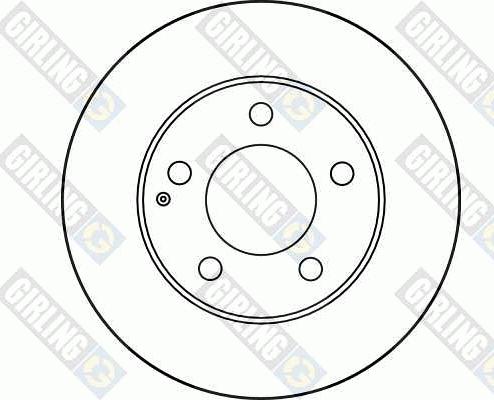 Girling 6027041 - Тормозной диск avtokuzovplus.com.ua