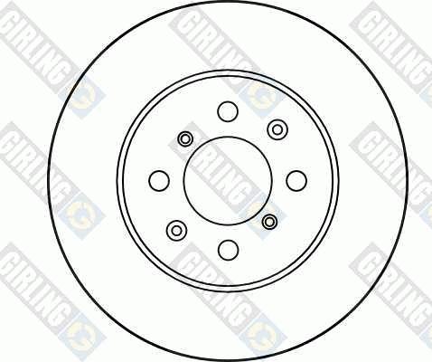 Girling 6027171 - Тормозной диск avtokuzovplus.com.ua