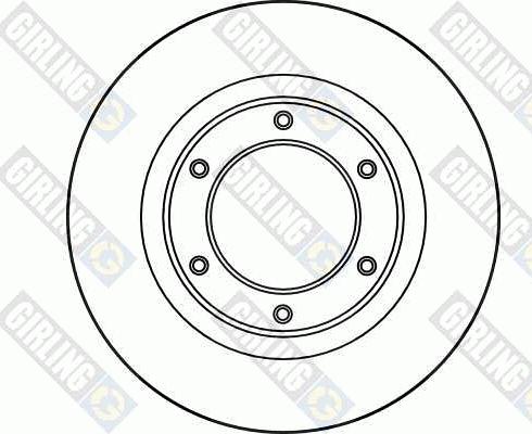 Girling 6027231 - Тормозной диск avtokuzovplus.com.ua