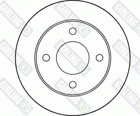 Girling 6027251 - Тормозной диск avtokuzovplus.com.ua