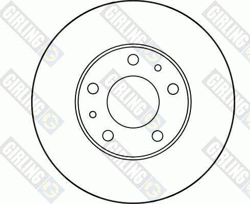 Girling 6027283 - Тормозной диск autodnr.net