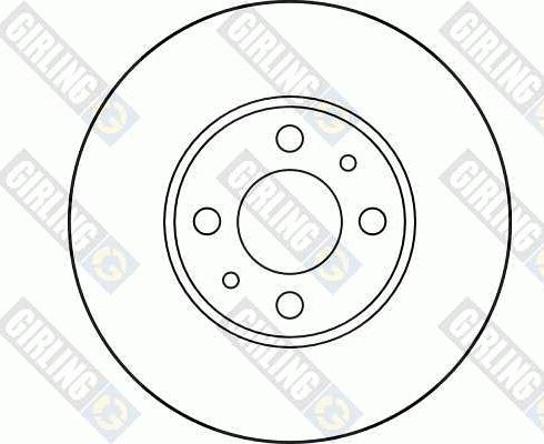 Girling 6027341 - Гальмівний диск autocars.com.ua