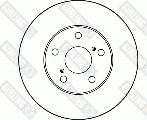 Girling 6027441 - Гальмівний диск autocars.com.ua