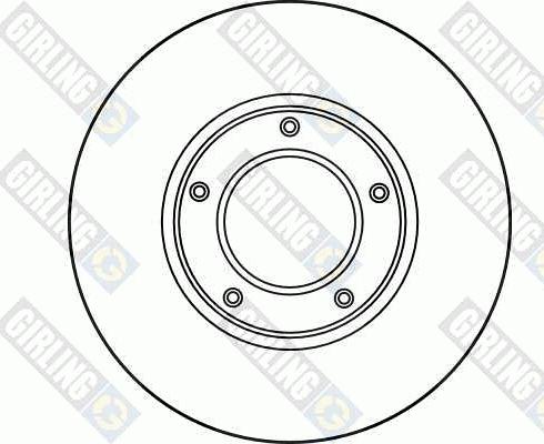 Girling 6027451 - Тормозной диск avtokuzovplus.com.ua