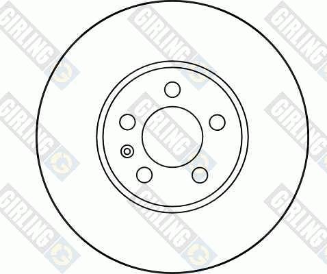Girling 6027581 - Тормозной диск avtokuzovplus.com.ua